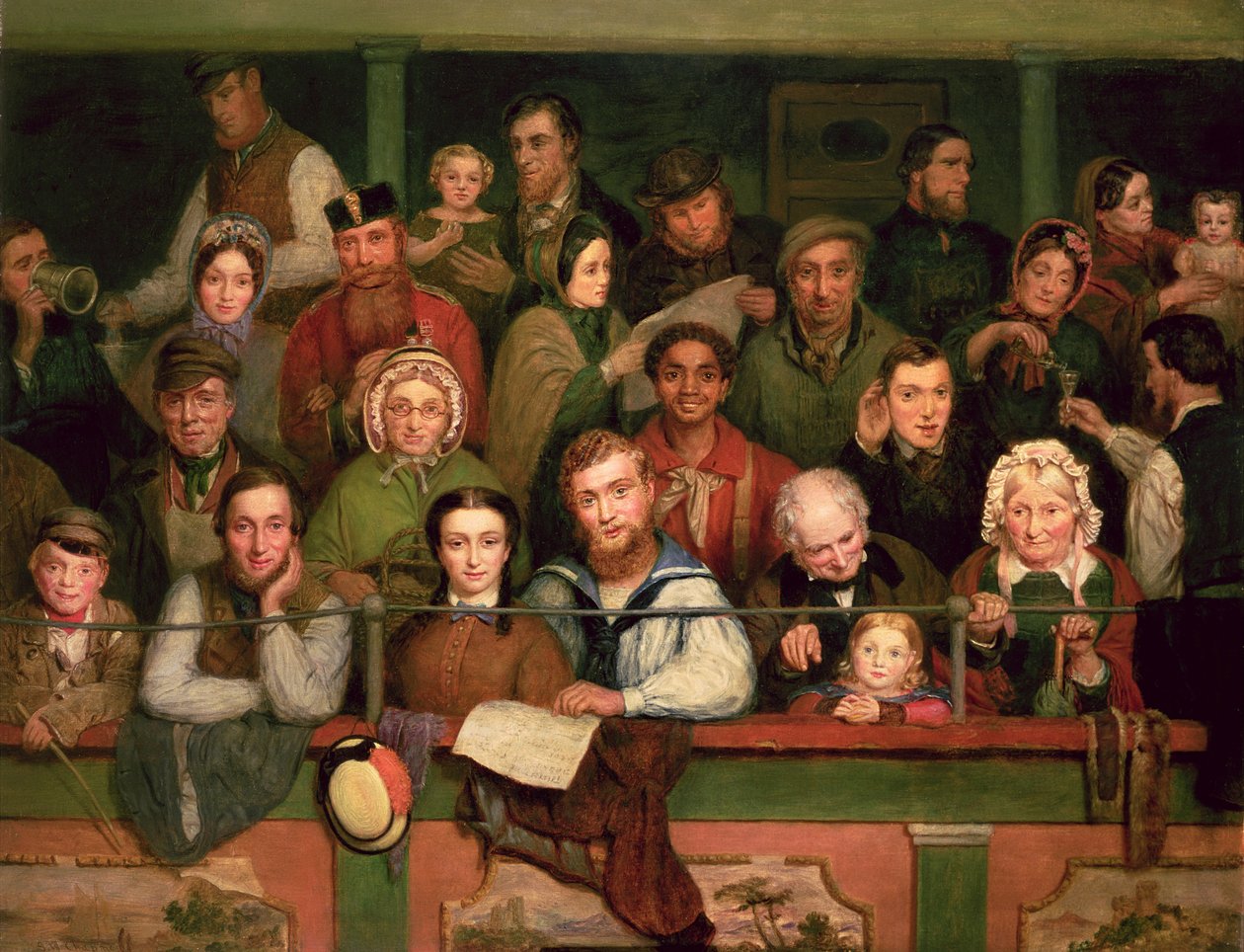 De Galerij, Drury Lane door John Watkins Chapman