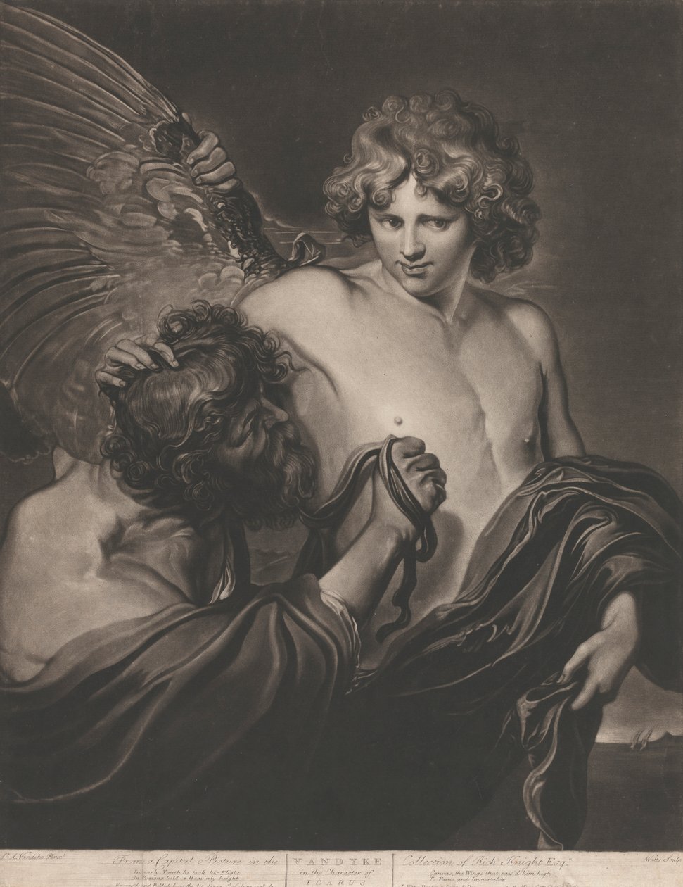 Van Dyke in de rol van Icarus door John Watts