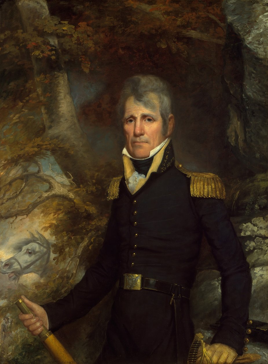 Generaal Andrew Jackson, ca. 1819 door John Wesley Jarvis