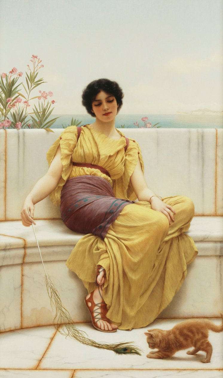 Ledigheid, 1900 door John William Godward