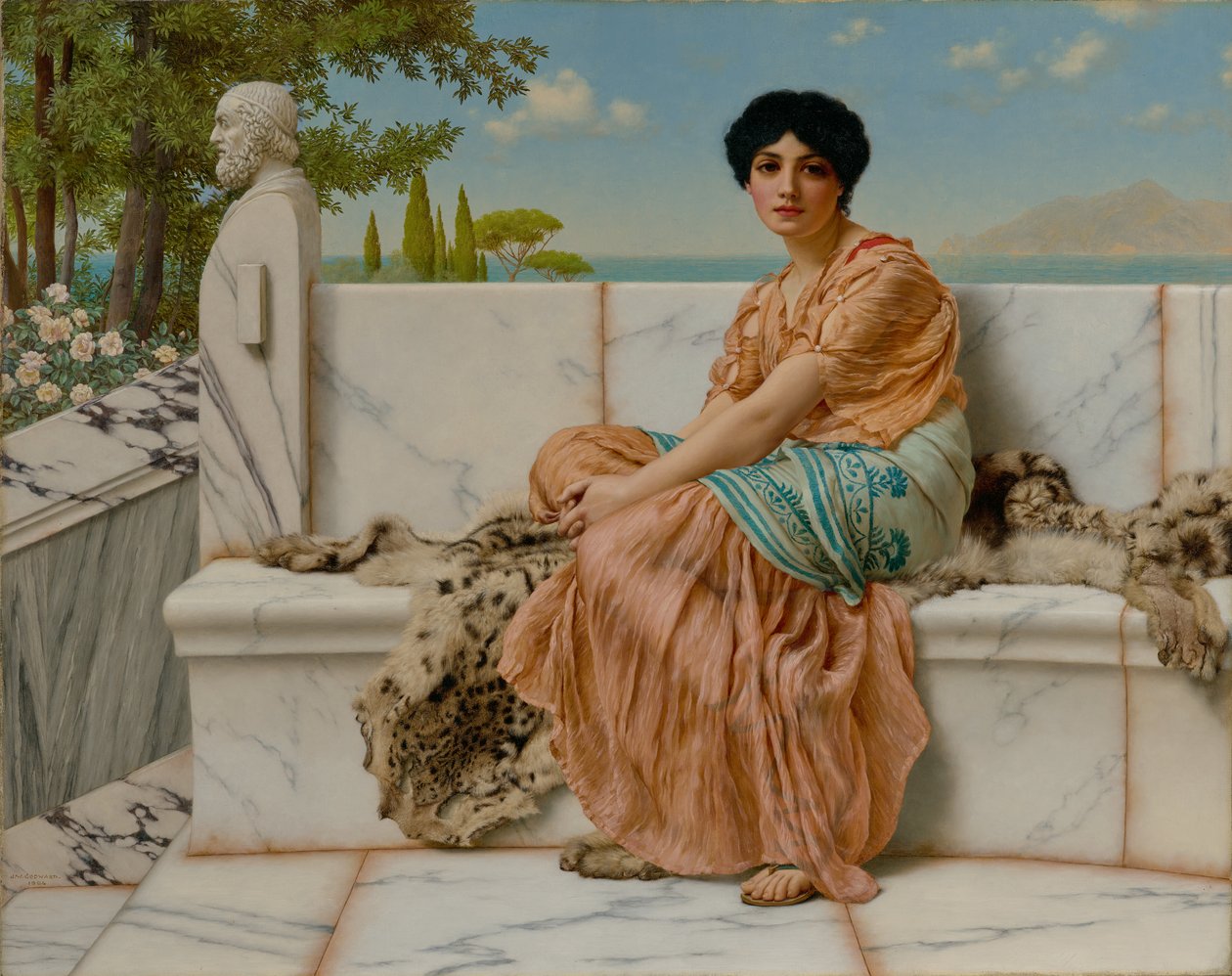 Reverie door John William Godward