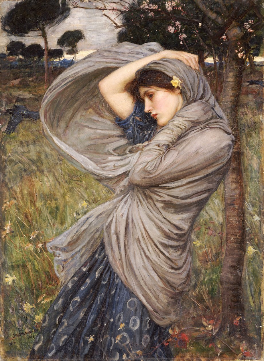 Boreas, 1903 door John William Waterhouse