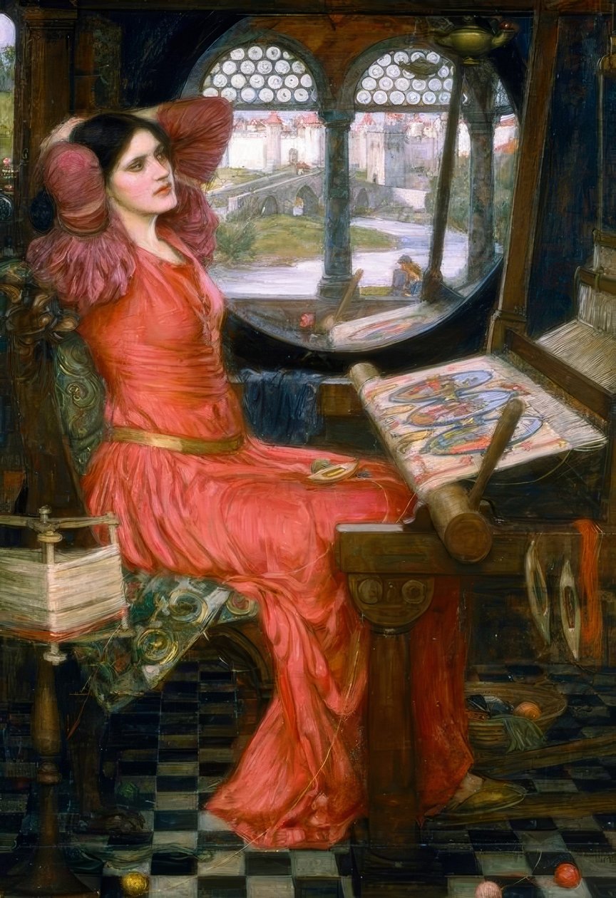 Lady of Shalott door John William Waterhouse