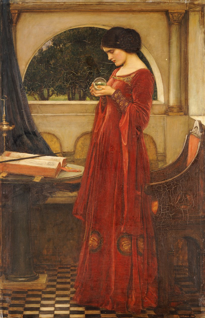 De Kristallen Bol, 1902 door John William Waterhouse