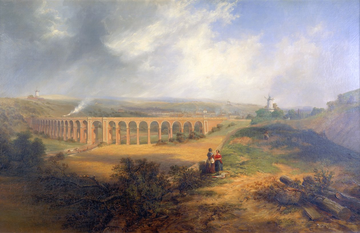 Rastricks viaduct, London Road, Brighton door John Wilson Carmichael