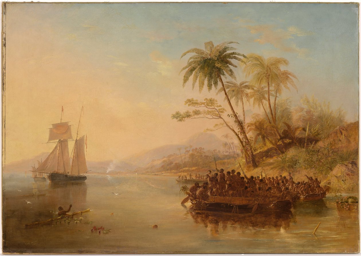 De redding van William DOyly, 1841 door John Wilson Carmichael
