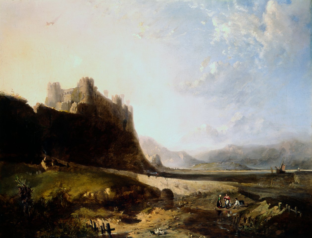 Harlech Kasteel door John Wright Oakes