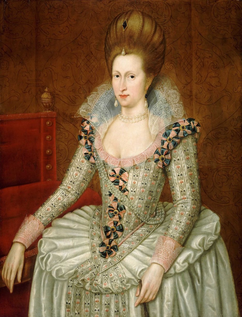 Anne van Denemarken, 1574-1619 door John de Critz
