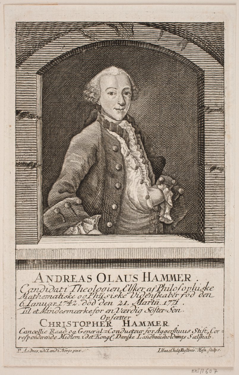 Deens:  Andreas Olaus Hammer door Jonas Haas