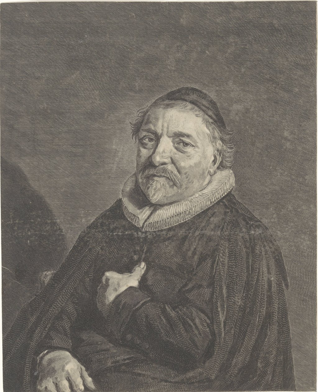 Portret van Adriaen Tegularius door Jonas Suyderhoef