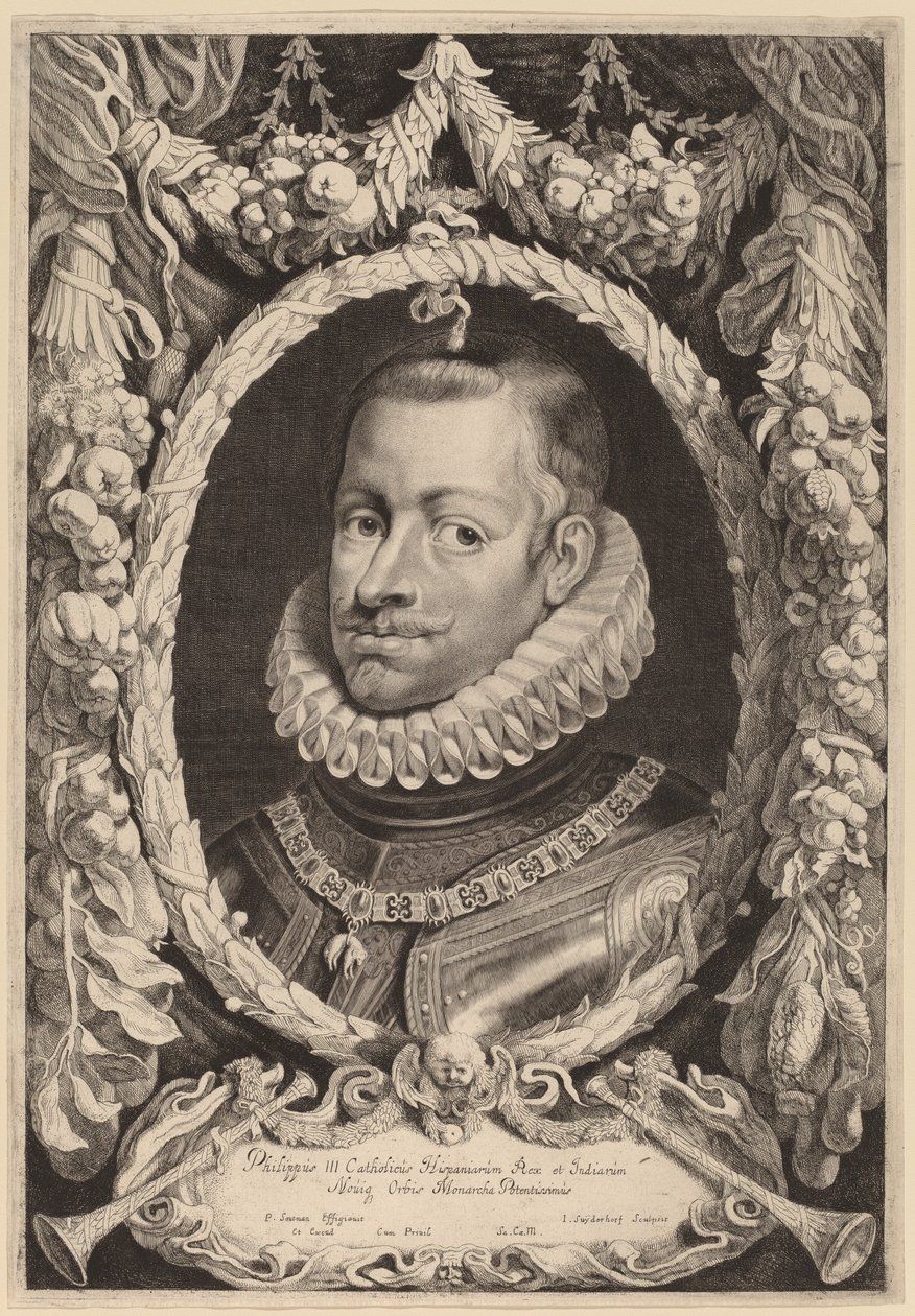 Filips III, koning van Spanje door Jonas Suyderhoff