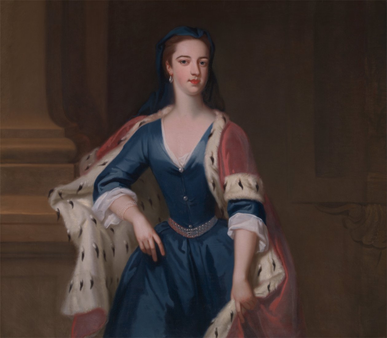 Lady Anne Cavendish (dochter van Elihu Yale) door Jonathan Richardson