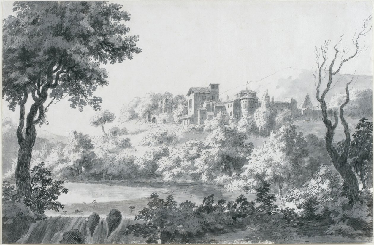 Een Uitzicht op een Deel van Tivoli, 1758 door Jonathan Skelton