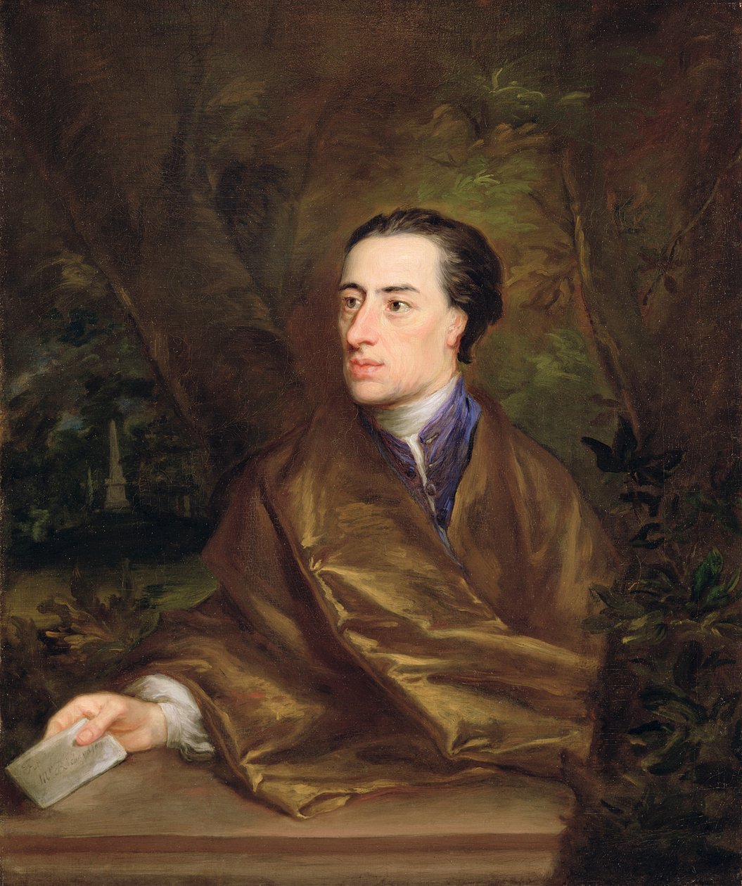 Alexander Pope (1688-1744) door Jonathan Richardson