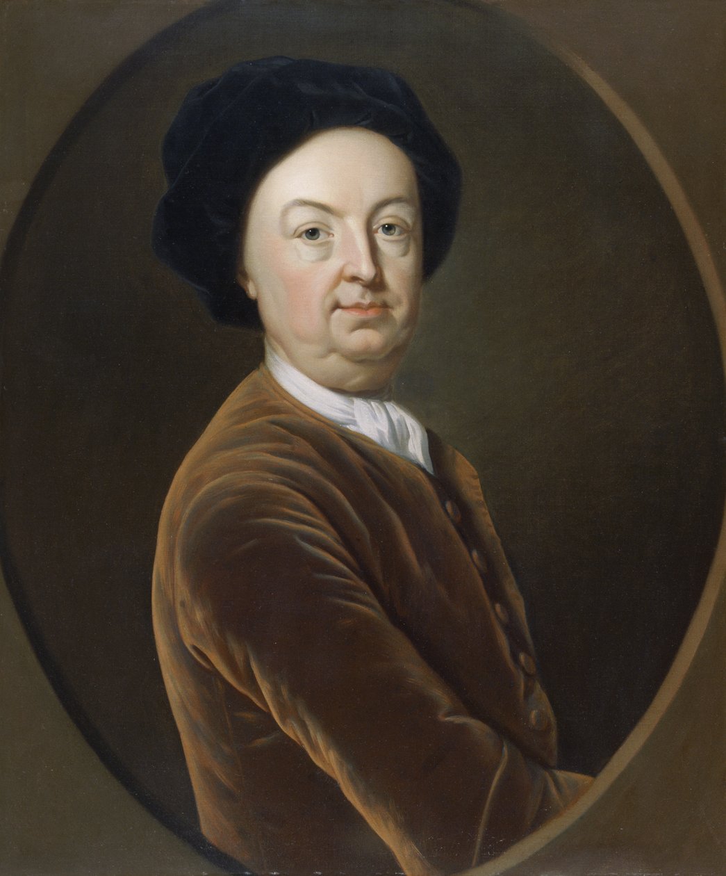 Majoor John Hanbury door Jonathan Richardson