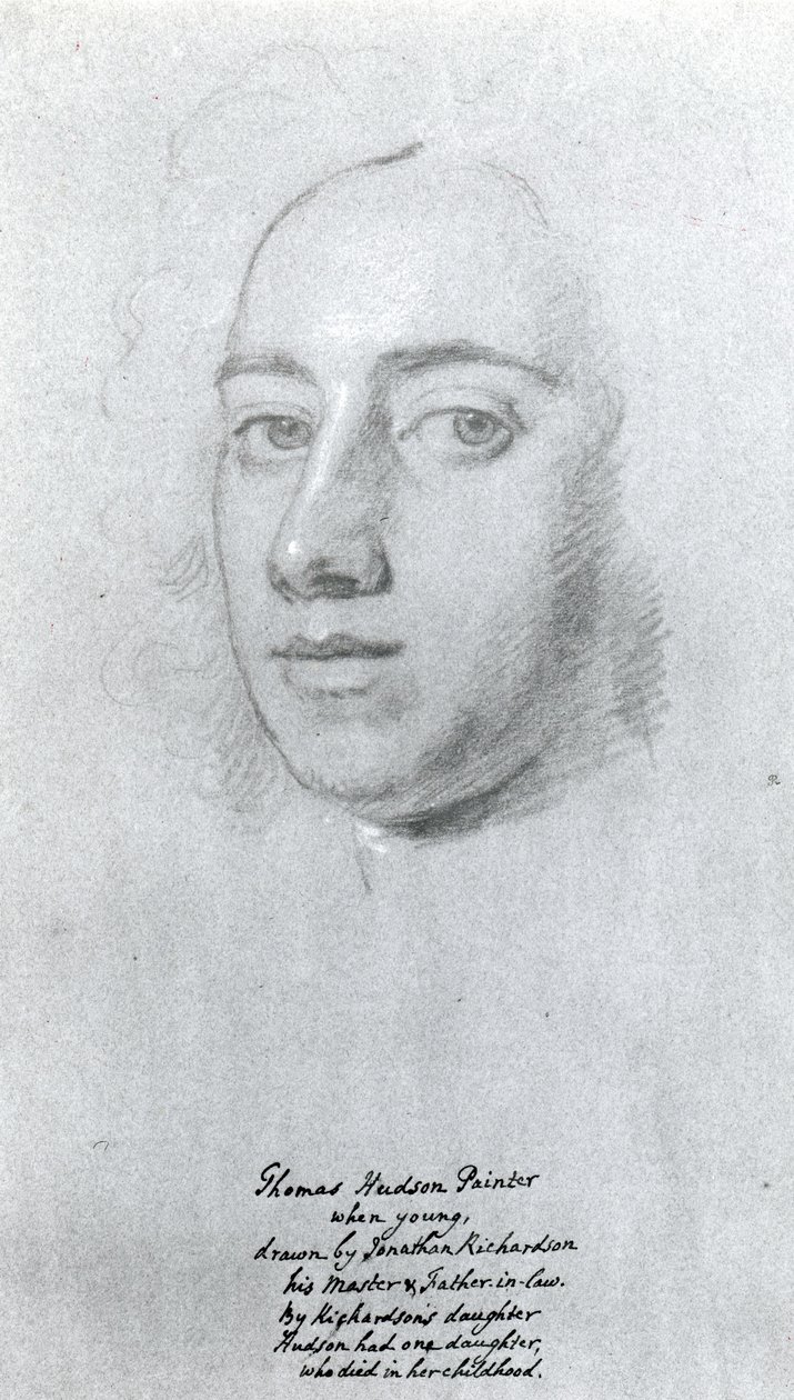 Thomas Hudson (1701-79) door Jonathan Richardson