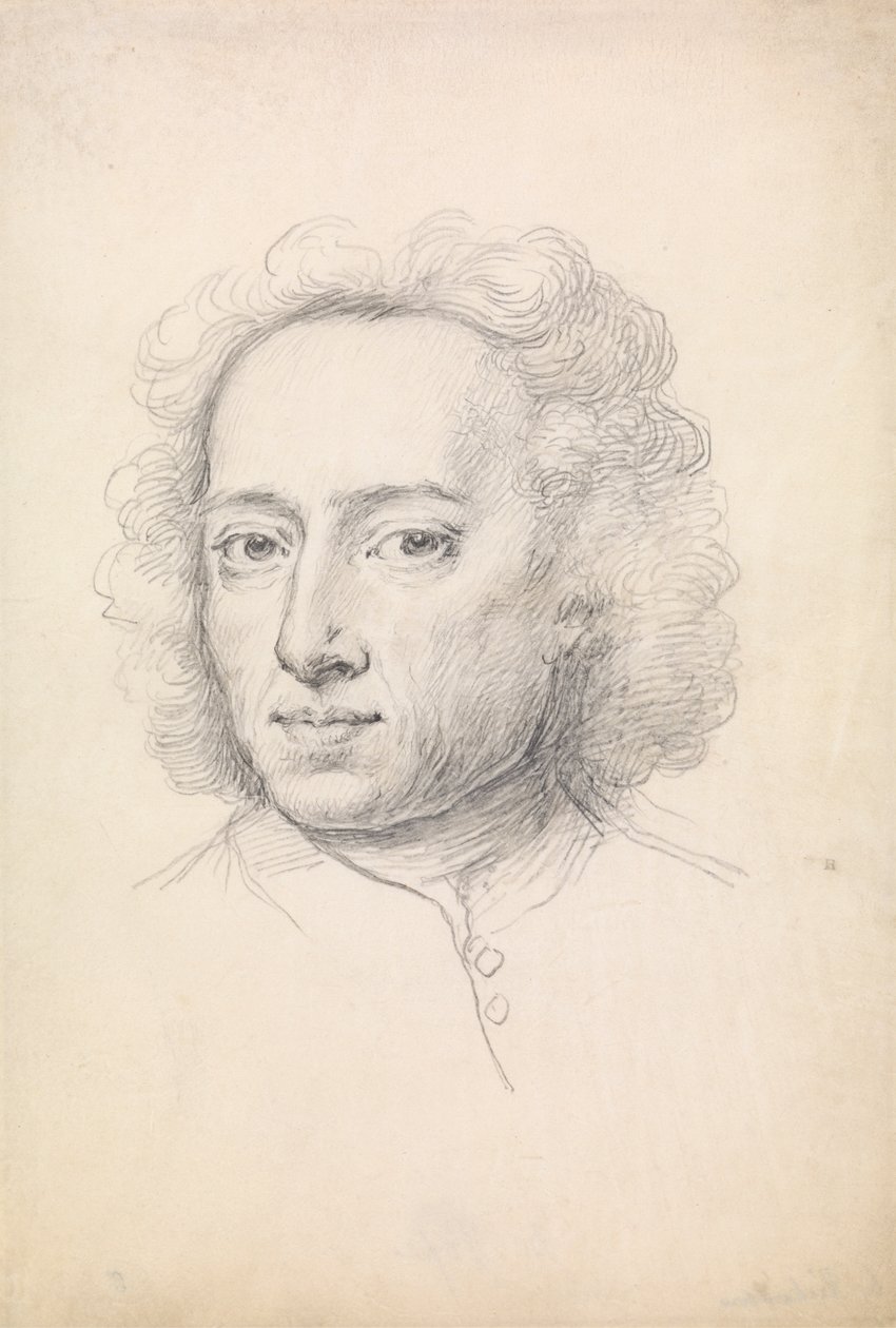 Alexander Pope door Jonathan Richardson the Elder