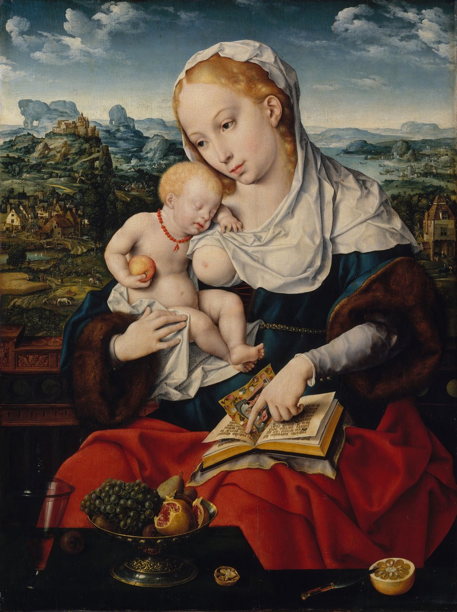 Maagd en Kind door Joos van Cleve