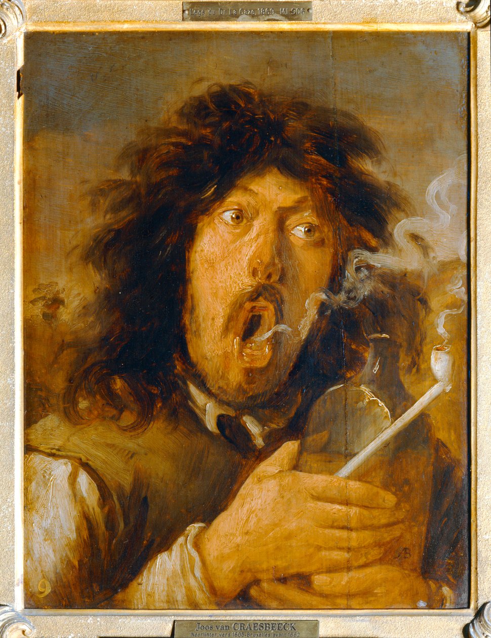 Le Fumeur - De roker ... door Joos van Craesbeeck