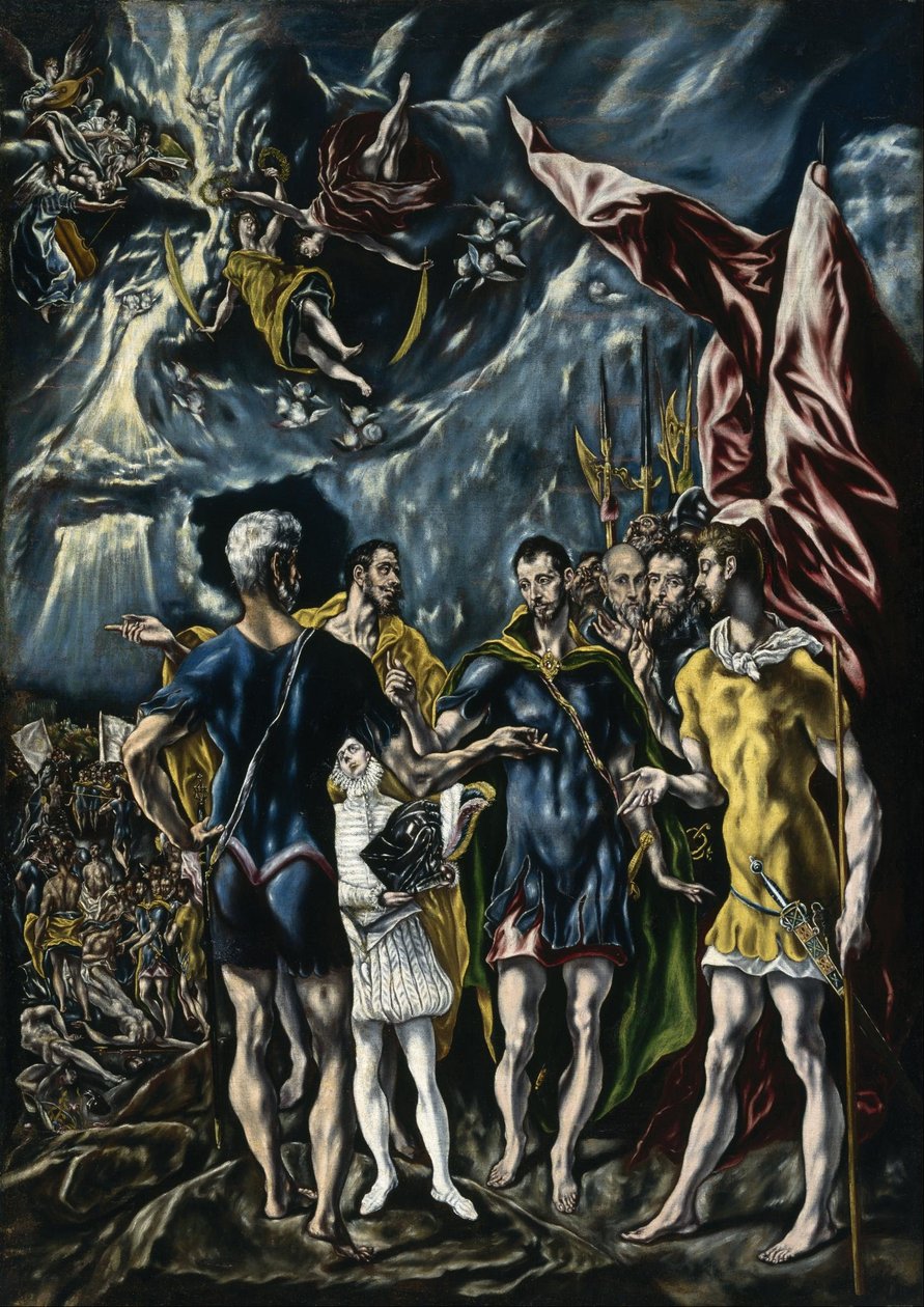 Het Martelaarschap van Sint-Mauritius door Jorge Manuel Theotocopoulos