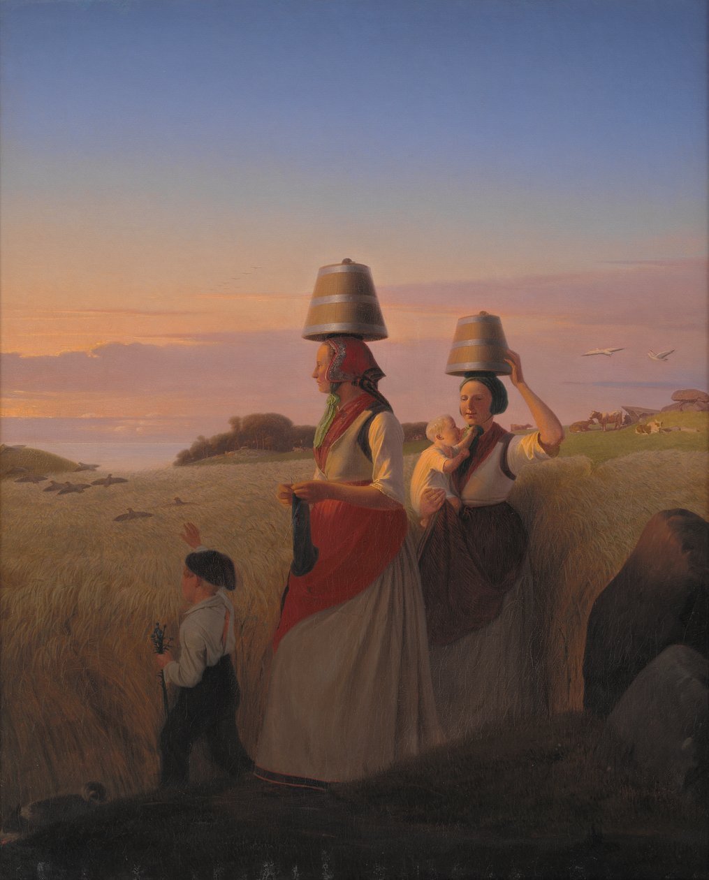Landelijk tafereel, 1848 door Jorgen Valentin Sonne
