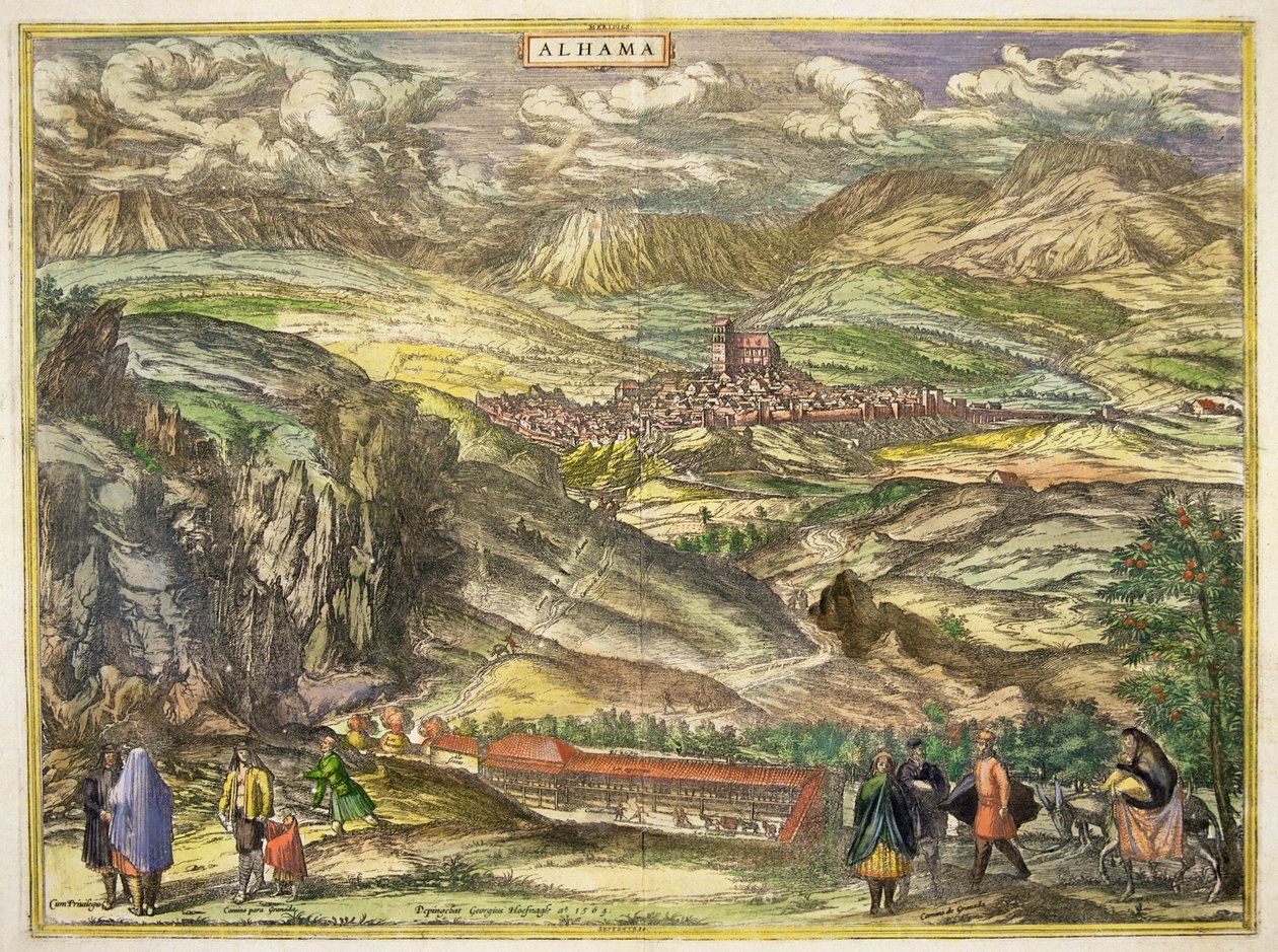 Uitzicht op Alhama door Joris Hoefnagel