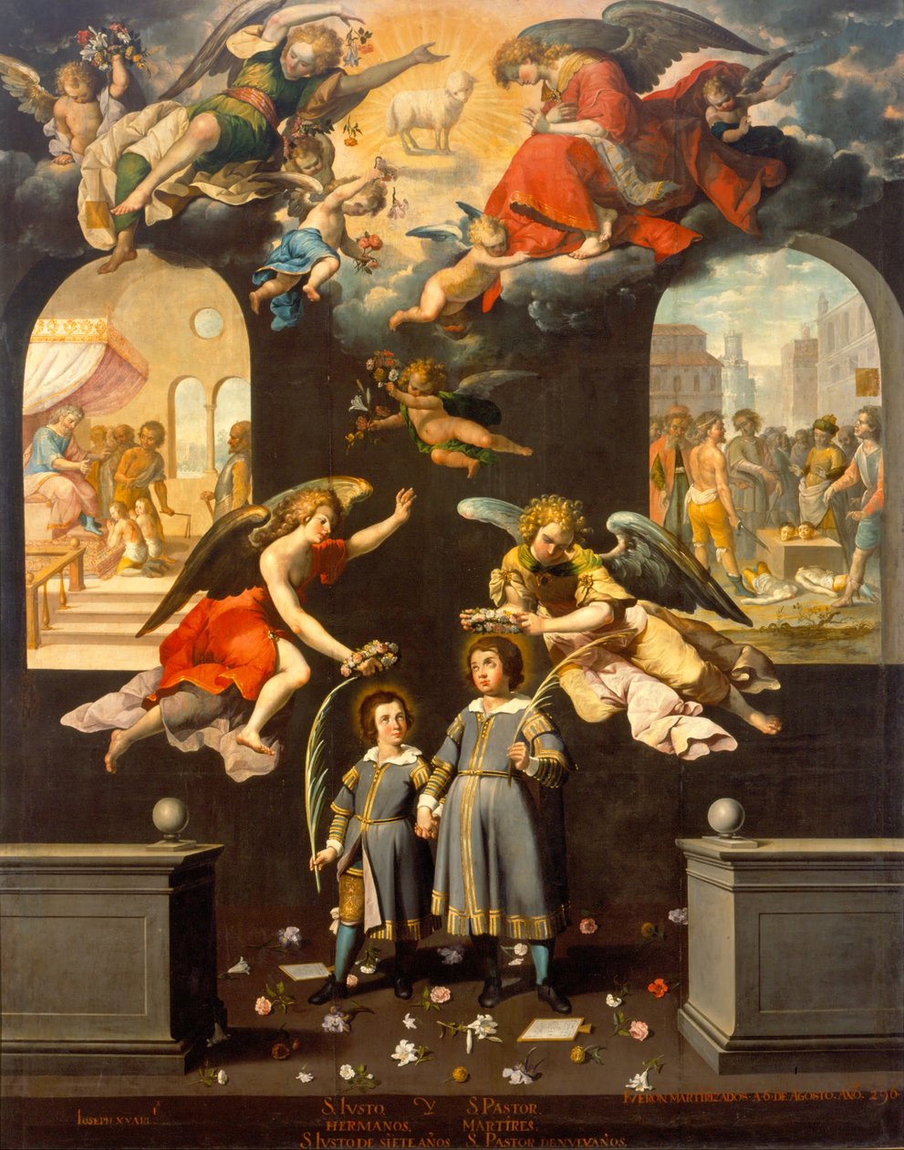 Sint Justus en Sint Pastor door José Juárez