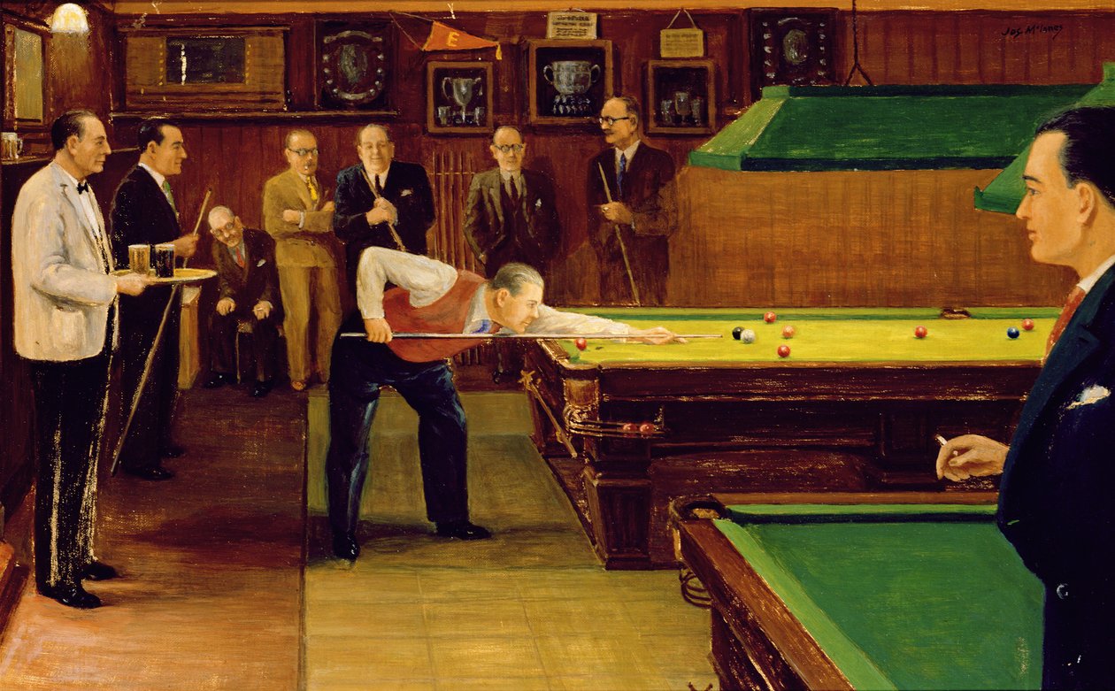 Een Snookerwedstrijd door Jos McInnes