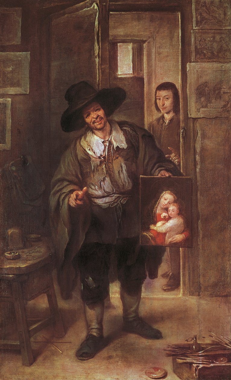 Atelierscène door José Antolínez