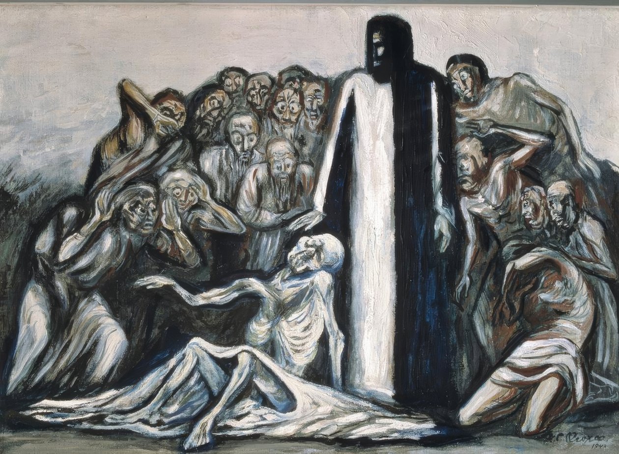 De opwekking van Lazarus door José Clemente Orozco