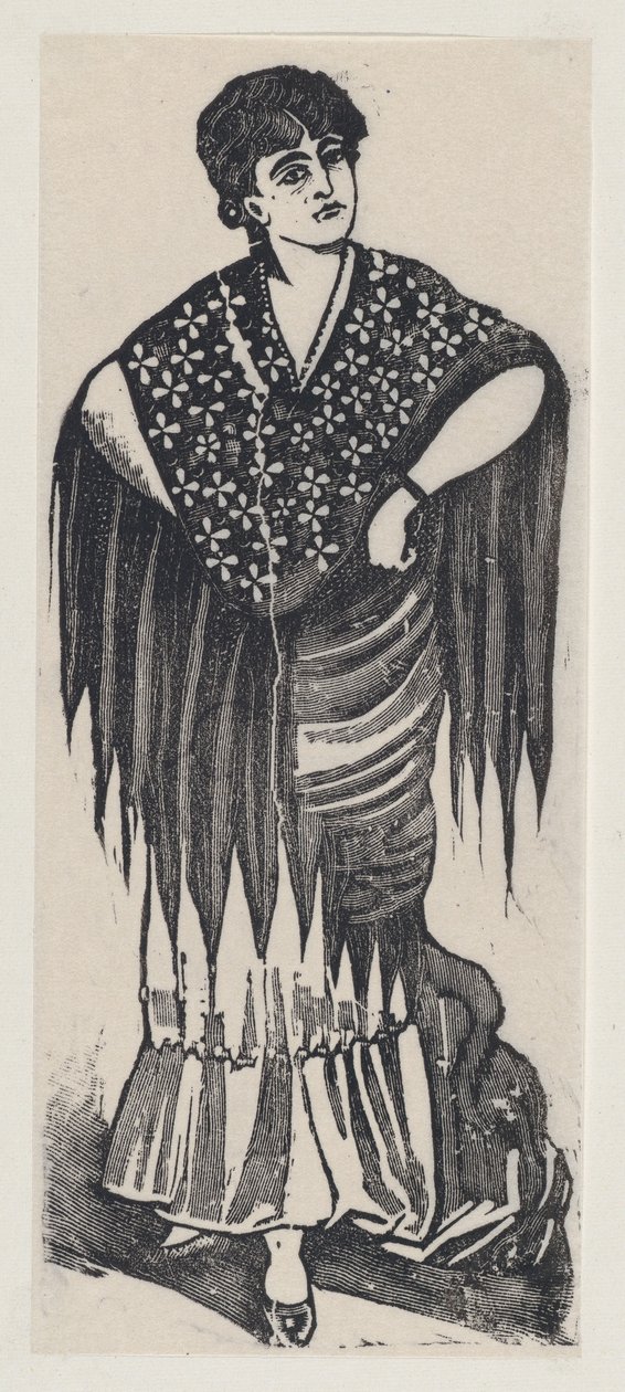 Een zigeuner, ca. 1880-1910 door José Guadalupe Posada