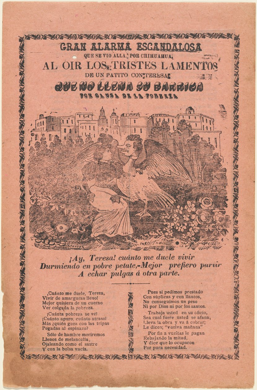 Gran Alarma Escandalosa door José Guadalupe Posada