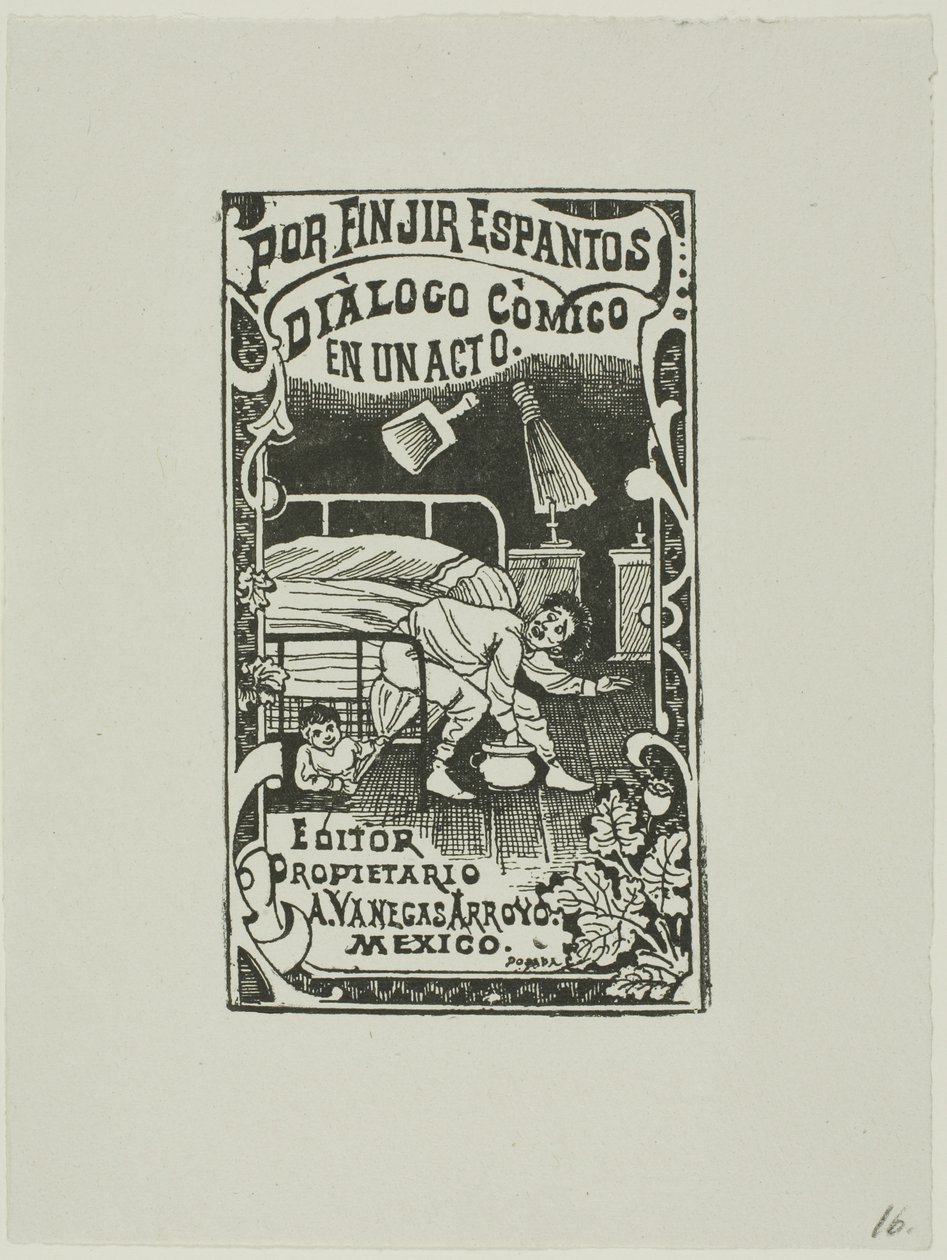 Doen alsof ze Geesten zijn door José Guadalupe Posada