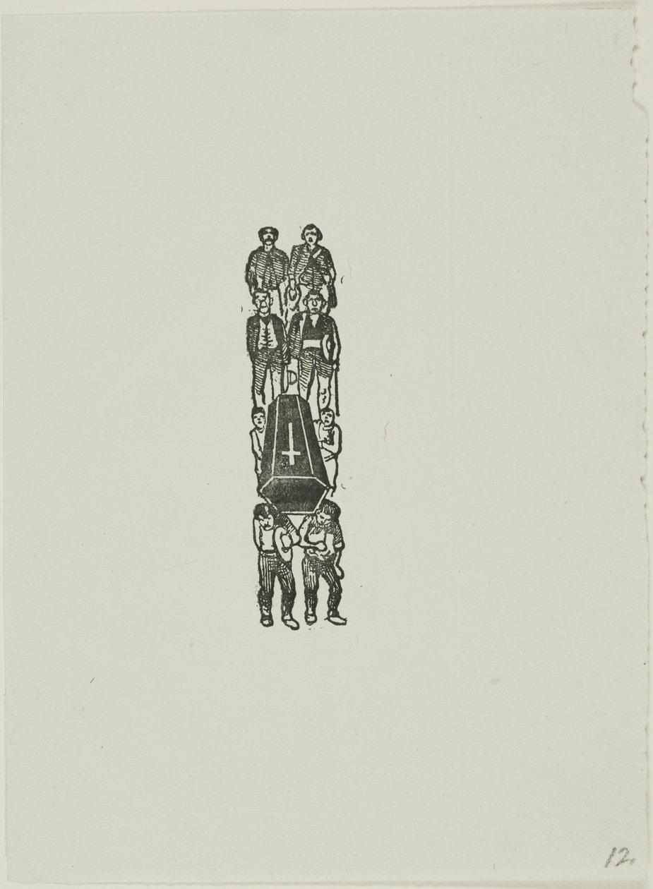 De Begrafenis door José Guadalupe Posada