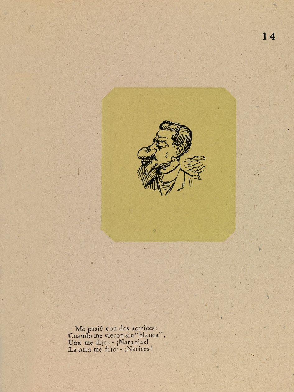 De man met de bolle neus door José Guadalupe Posada