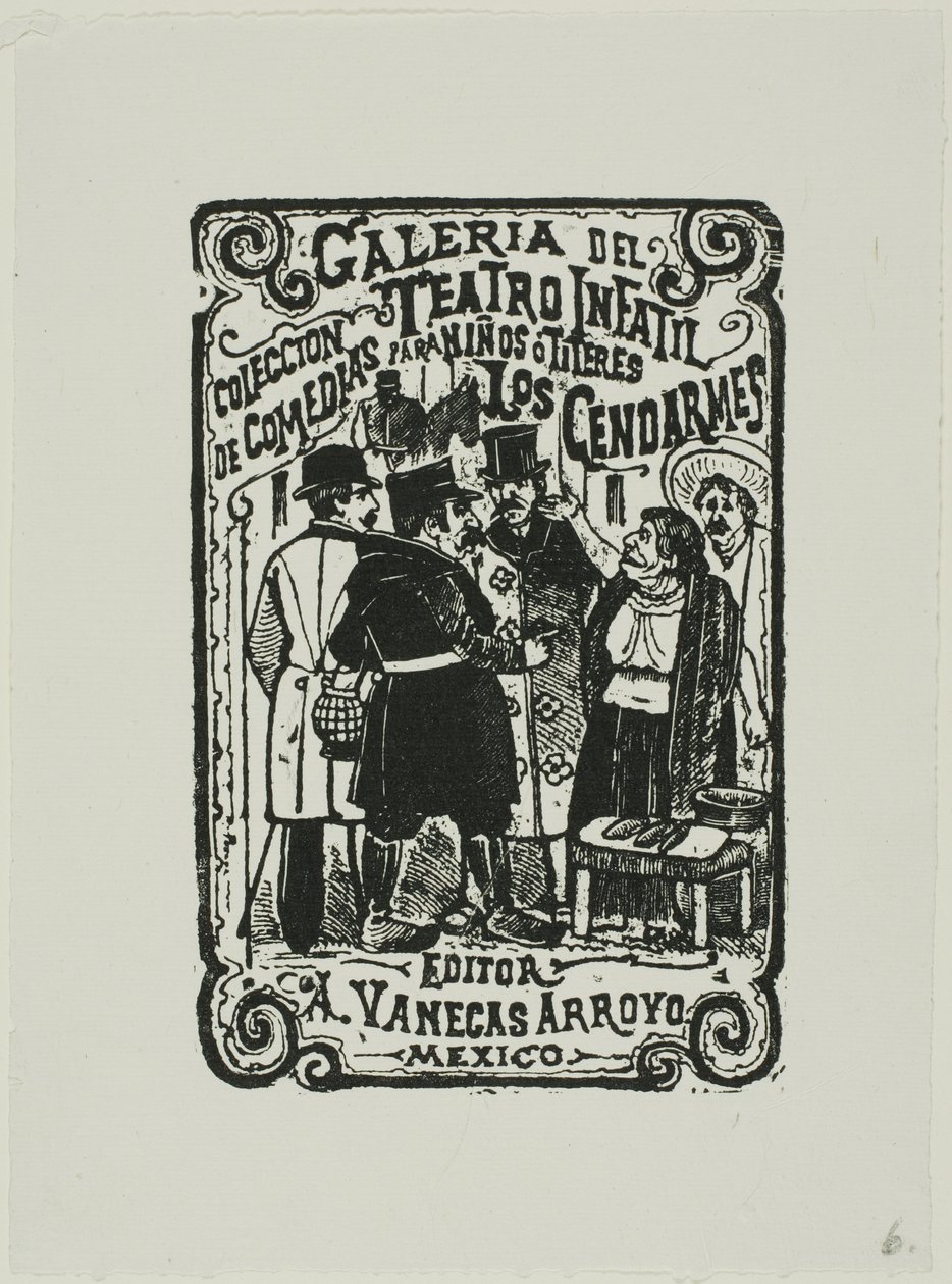 De Politie door José Guadalupe Posada
