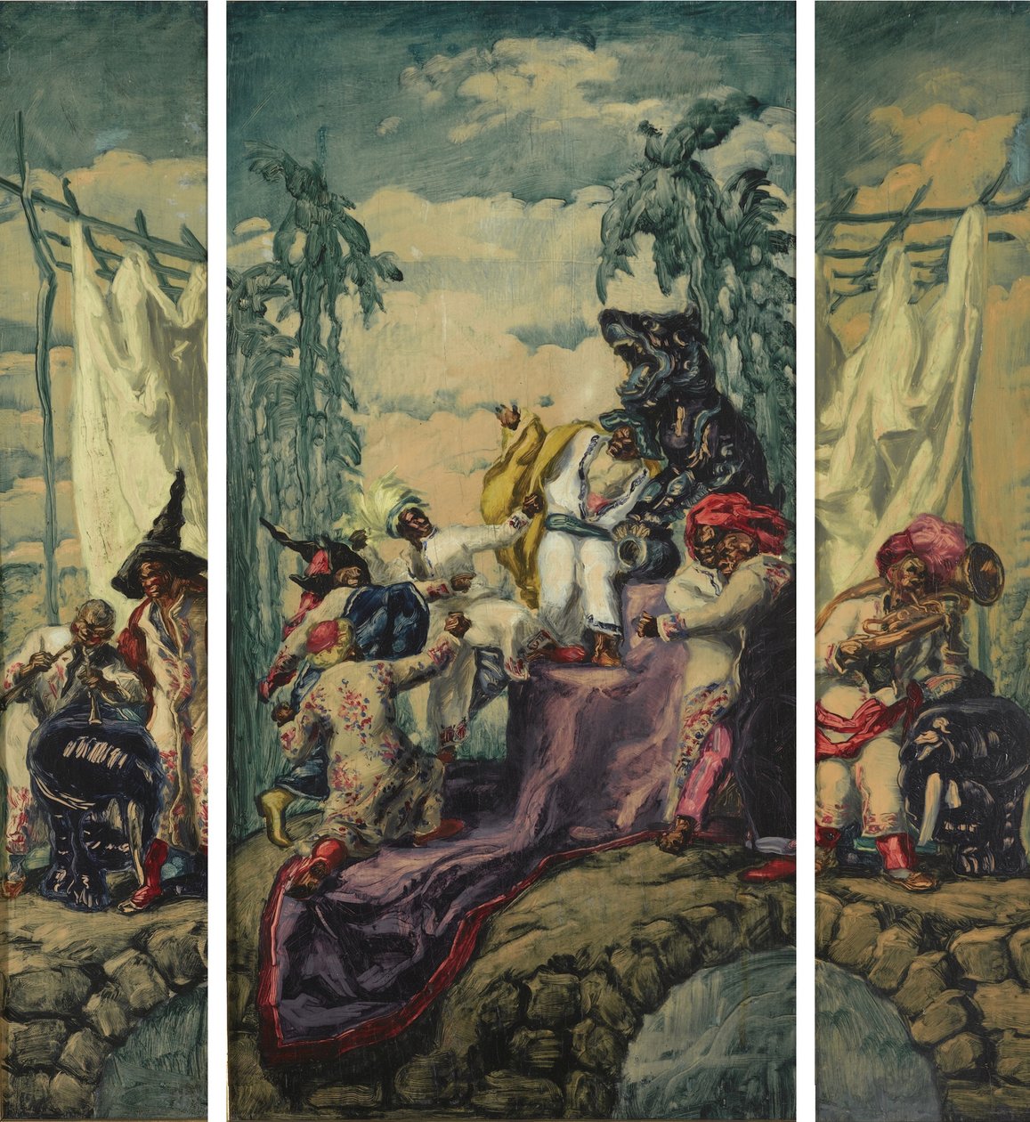 Zomer - Afrika drieluik, 1917-1918 door José María Sert