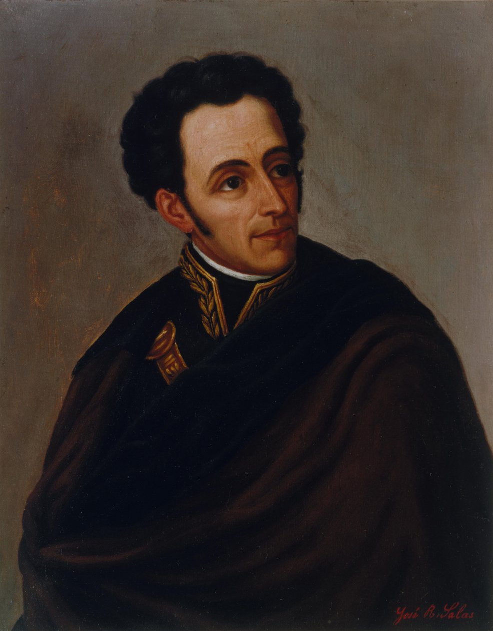 Portret van Simón Bolívar, 1890 door José R. Salas