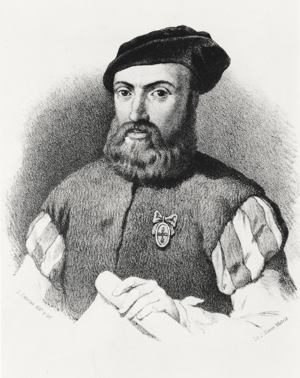 Ferdinand Magellan (c.1480-1521) door Jose Cebrian Garcia