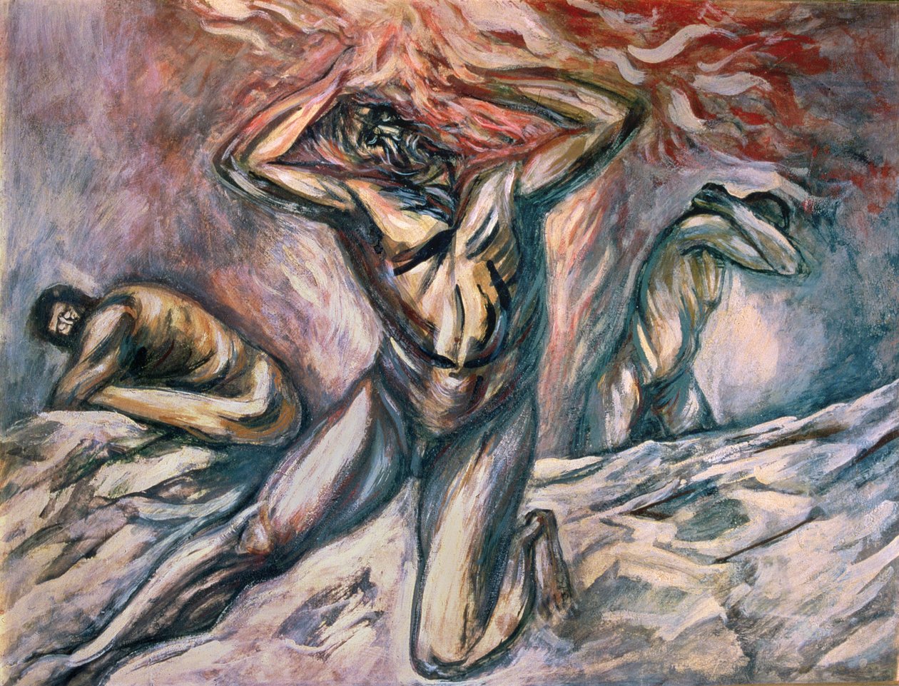 Prometheus door José Clemente Orozco
