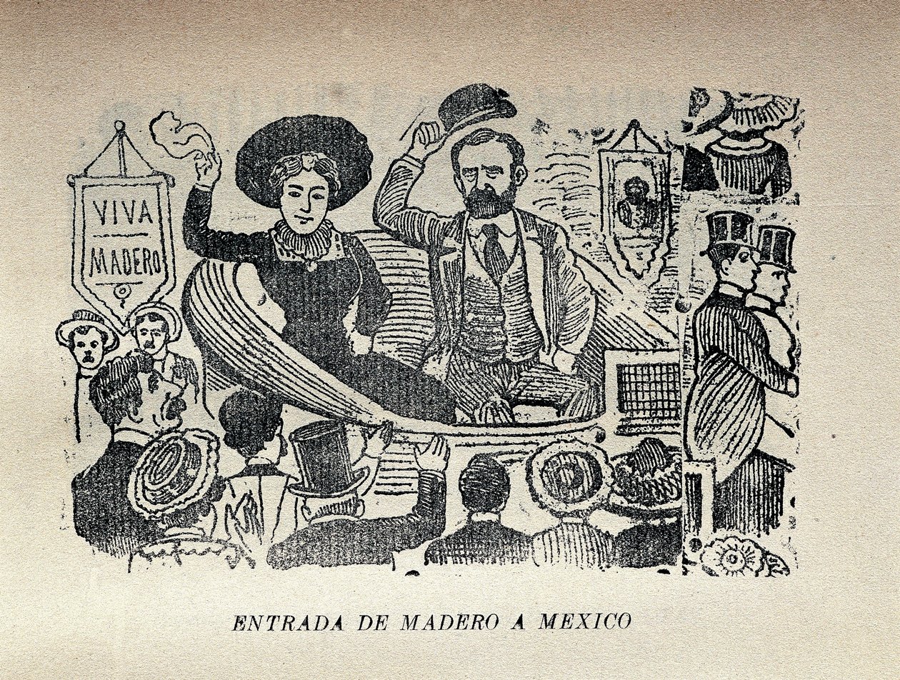 Entrada de Madero a Mexico door José Guadalupe Posada