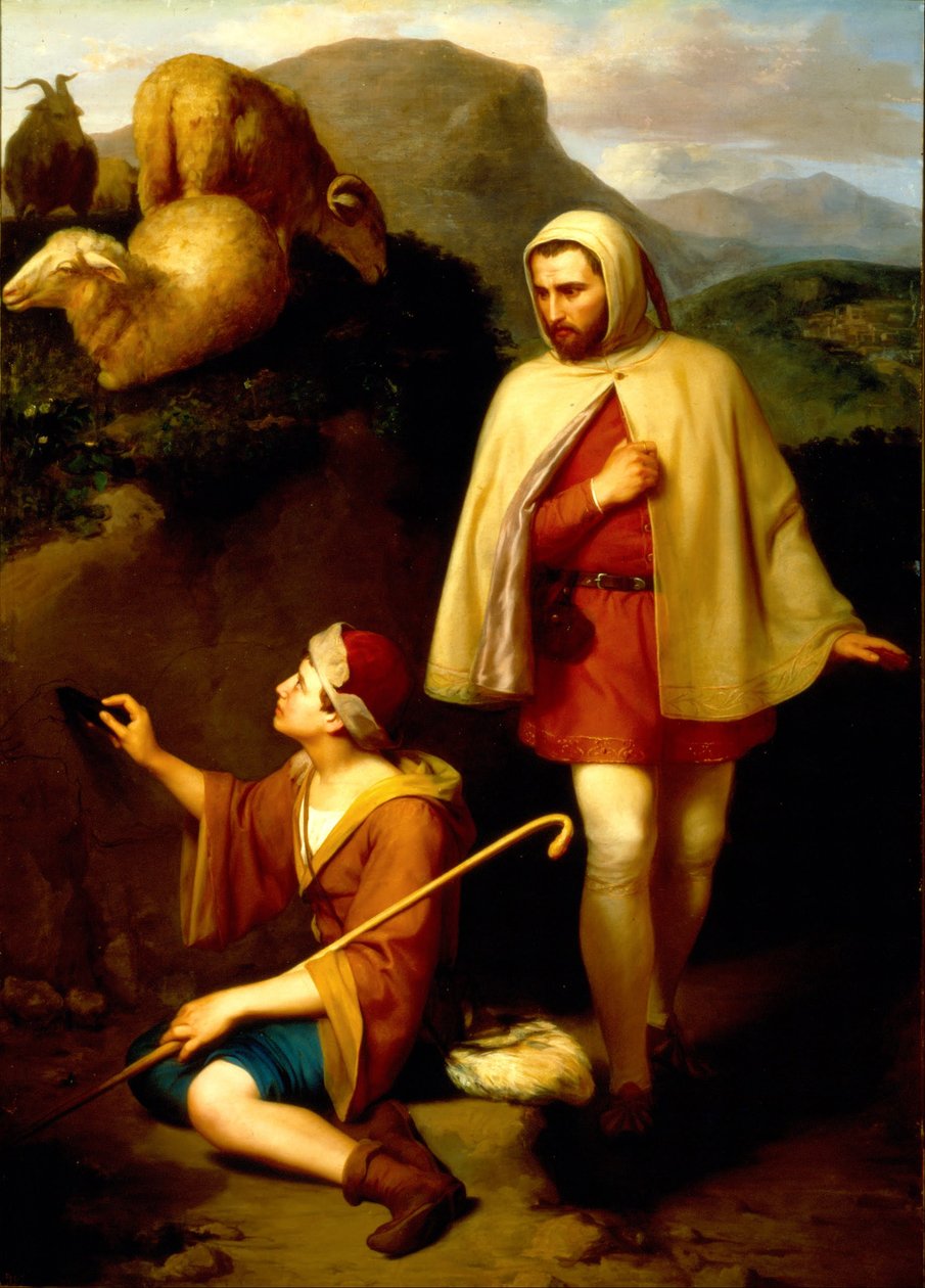 Giotto en Cimabue door José María Obregón