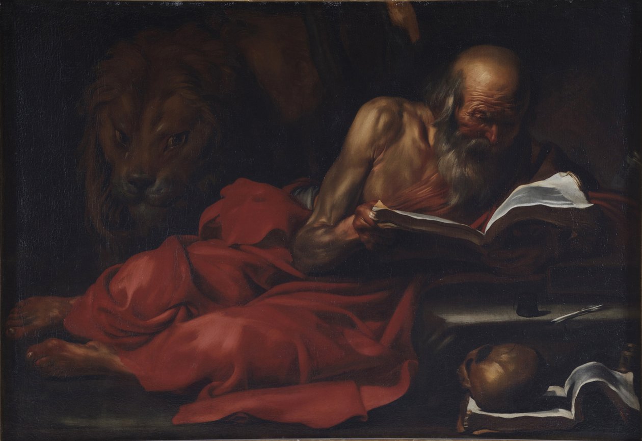 Sint Hiëronymus door Jose de Ribera