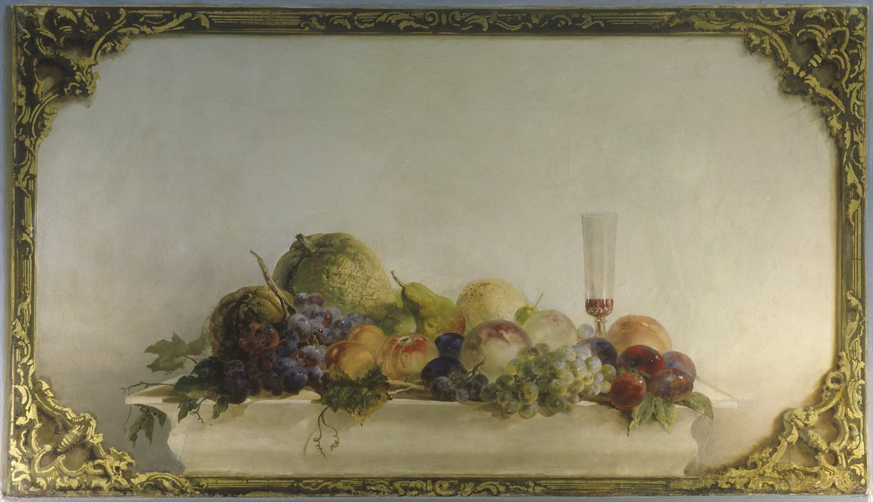 Stilleven, 1850s door Josef Matj Navrátil