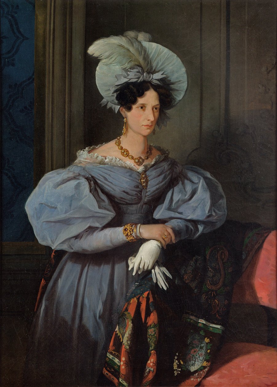 Anna von Hell door Josef Danhauser