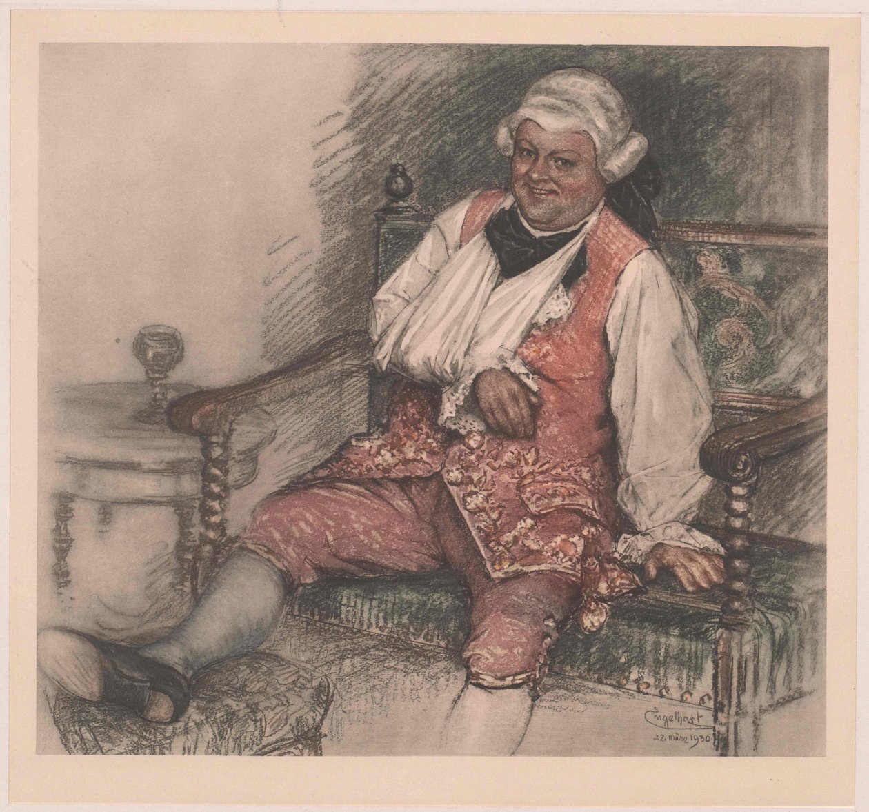 Richard Mayr door Josef Engelhart