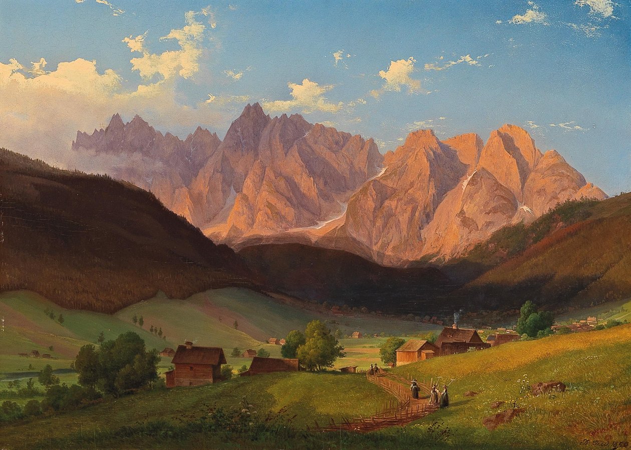 Uitzicht op Triglav in Slovenië door Josef Feid