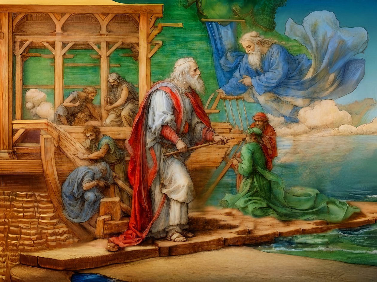 Ark van Noach door Josef Johann Michel