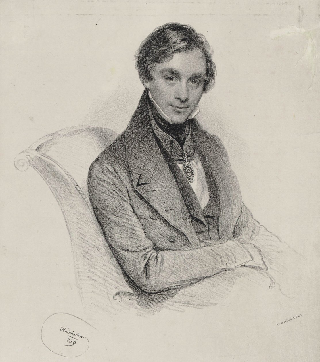 BullLitho door Josef Kriehuber