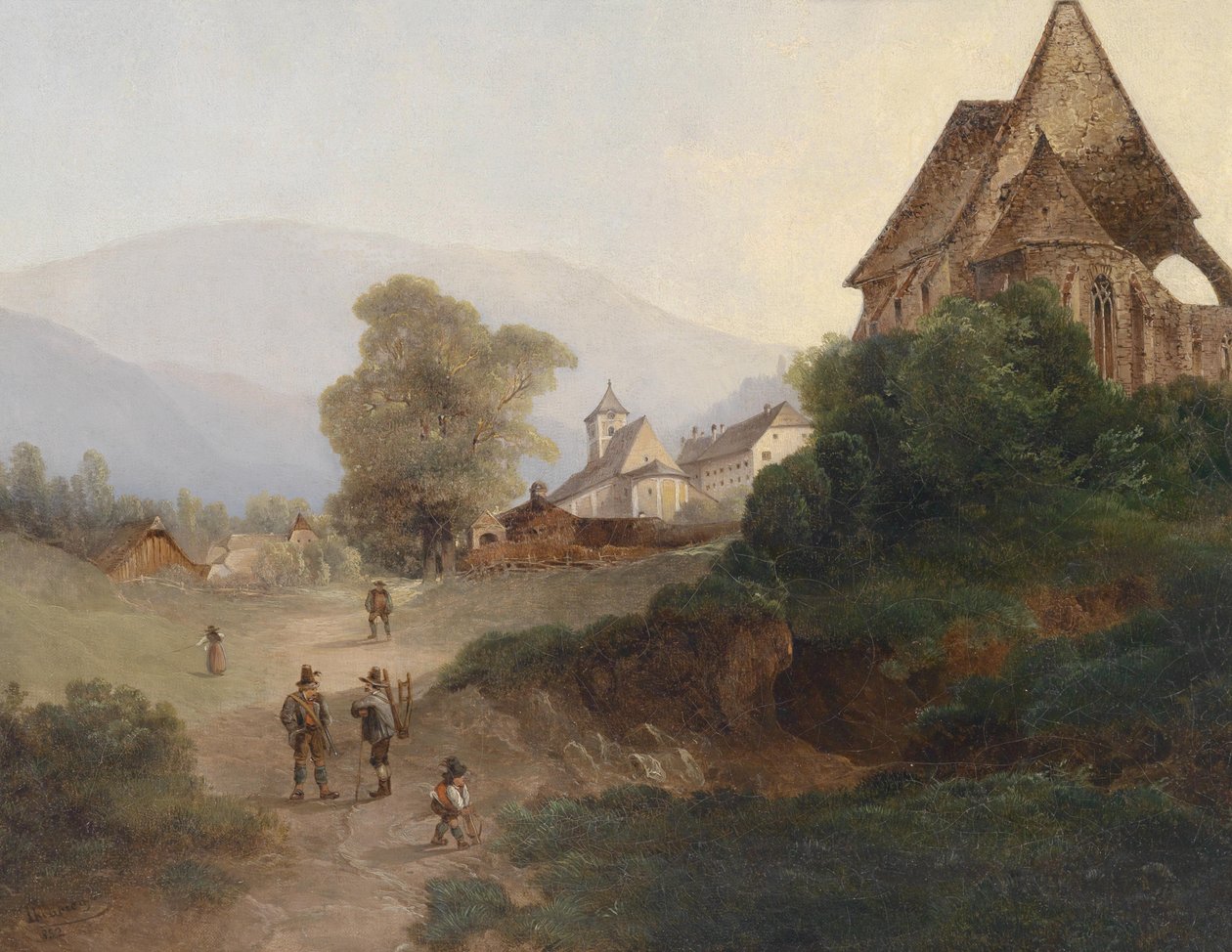 Op het land door Josef Theurich